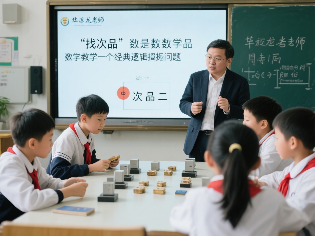 “找次品”问题是数学教学中的一个经典逻辑推理题目，